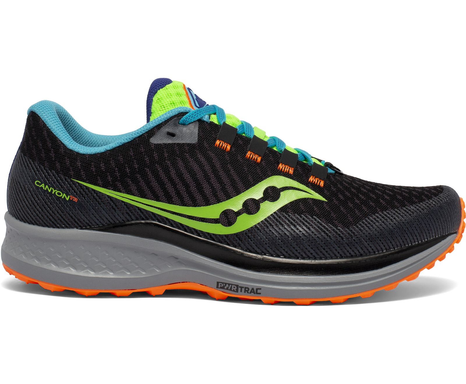 Men's Saucony Canyon Tr Trail Running Shoes Orange / Black | Singapore 574WNBY